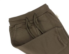 Petit Piao chocolate brown sweatpants